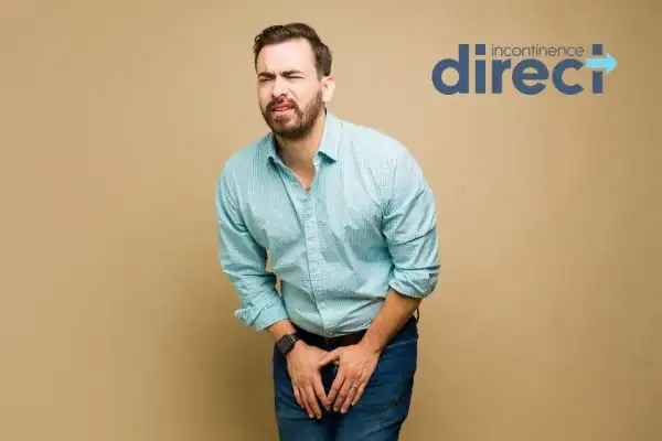 Image of a middle aged man suffering with urge incontinence Northampton